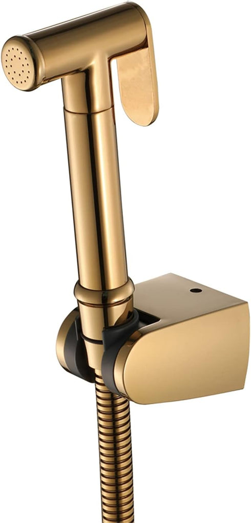 KCHTOWFZ HandheldSprayer Titanium Gold Cloth Diaper Sprayer BrassSprayer for Toilet Kit Shower Sprayer