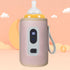 Pink USB Baby Bottle Warmer with LCD Temperature Control