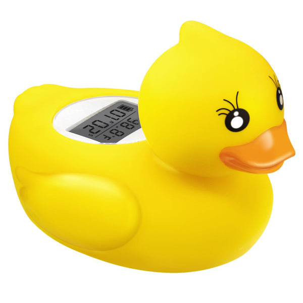 Baby Bath Tub Water Thermometer, Digital Water Temperature Thermometer & Room Thermometer, Duck Floating Toy