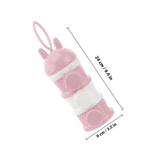Totority Portable Milk Powder Container Food-Grade PP Material Milk Powder Case with Large Capacity for Formula Storage