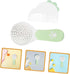 HAKIDZEL Set 2-Piece Hair Brush and Comb Soft Bristles Grooming Kit for Newborns and Toddlers for Cap Care and Registry