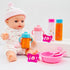 Baby Doll Accessories Playset with Magic Disappearing Bottles and Pacifier for 12-18" Dolls, Big Set for Girls