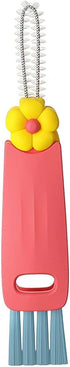 generic 3 in 1 Cup Lid Cleaning Brush for Narrow Gaps,Multifunctional Crevice Cleaner