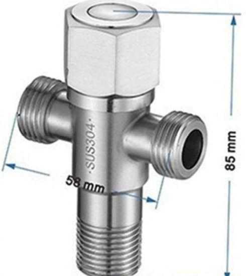 DAHSLNWKN 304 SetSpray SetToilet ShowerSprayer - Stainless SteelSpray Gun Head Bathroom Companion Wall Mounted