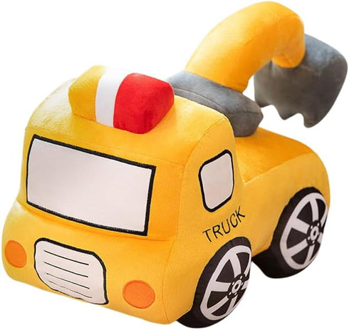 XIZHI Car Plush Toy Soft Stuffed Car Plush Pillow Toy CuteTractor Cartoon Throw