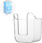 Bruislard Wipes Dispenser Flushable Wipes Holder for Bathroom Wipe Container Clear Wipe Dispenser