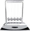 Z-Shape Newton's Cradle Balance Ball, Classic Metal Pendulum Balls Physics Science Ornaments for Desk Decor