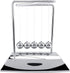Z-Shape Newton's Cradle Balance Ball, Classic Metal Pendulum Balls Physics Science Ornaments for Desk Decor
