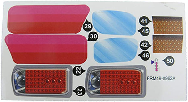 Replacement Stickers for Barbie Care Clinic - Barbie Doll Playset FRM19 ~ Replacement Labels ~ Stickers Sheet A