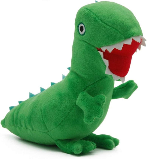 Happy Trees George Dinosaur Plush Stuffed Toy - Cartoon Dinosaur Doll, 6.7"