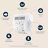 Generic 7 Count 44) 1 Pack Millie Moon Luxury Diapers ~ (Size and ~ ~ White.