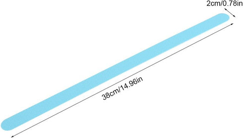 HEEPDD 12PCS 14.96 0.78 Inches 12PCS Anti Slip Strips, Material, Self Adhesive Non Slip Stickers for Bathtubs