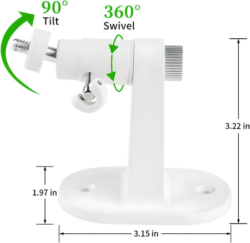 Adjustable Baby Monitor Wall Mount for Nanit Pro Smart Baby Monitor, Easy to Install with Perfect View