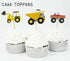 FIGEPO 3rd Construction Birthday Party Supplies for Boys with Dump Truck Theme, Includes Cake Toppers, Balloons