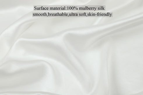 28" 52" (100% Mulberry 9" 19 Momme 6A Knlpruhk Silk Fitted Crib Sheet x Surface Pure Silk) Deep Pocket (Satin) for Baby