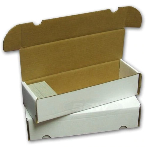 BCW 660 Count Trading Card Storage Box | Cardboard Organizer for Baseball, Basketball, Football Cards