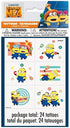 Unique Despicable Me Birthday Party Supplies Favor Bundle, Includes 8 Loot Bags, 8 Paper Goggles, 24 Tattoos