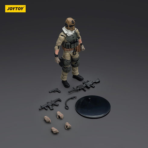 Joytoy 1:18 U.S. Army Delta Figure - Assault Squad Machine Gunner 4.17” Action Figure