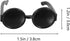 Toyvian 60PCS Miniature Doll Sunglasses, Plastic Glasses Decor for DIY Accessories and Dressing Supplies