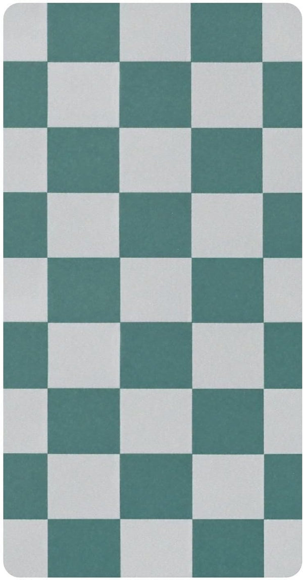 CZXW Checkered Blue White Crib Sheets Fitted 52" x 28" Natural Cotton Soft