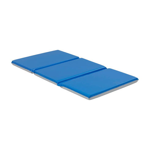 ECR4Kids-ELR-0883 Everyday 3-Fold Daycare Rest Mat, Folding Rest Mat, Sanitary Design, Low