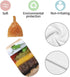 Qiankang 3D Sets Funny Hamburg Newborn Swaddling Blanket Beanie Hat Soft Baby Receiving Funny Food Blanket Soft