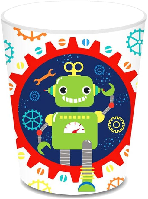 116 16 Lide Road Pcs Robot Birthday Party Supplies Kit, Robot Plates, Napkins, Cups, Forks, Knives, Spoons for Guests