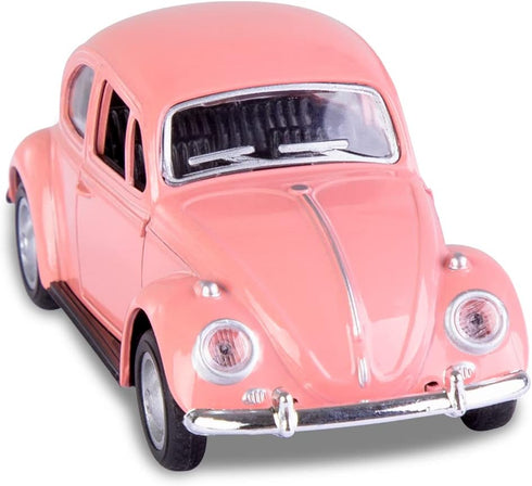 Berry President 1967 Classic Beetle Bug Vintage 1/32 Scale Diecast Pull Back Car Model Toy for Kids