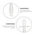 EXCEART 5Pcs Silicone Baby Teething Stick Clear Toddler Teethers Baby Chew Stick for Healthy Molar Growth