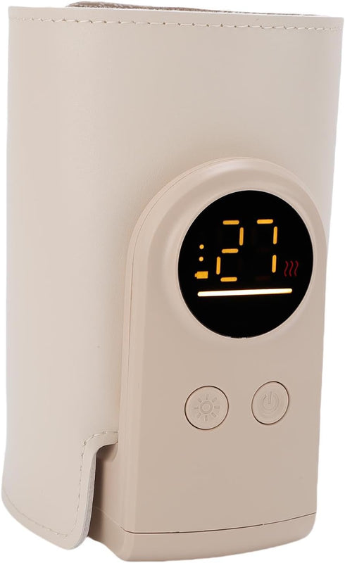 Vikye #611, Fast Milk Bottle Warmer, USB C Rechargeable Bottle Warmer with Precise Temperature Control and Night Light
