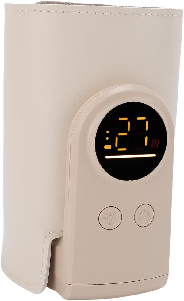 Vikye #611, Fast Milk Bottle Warmer, USB C Rechargeable Bottle Warmer with Precise Temperature Control and Night Light