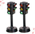 Kisangel 2pcs Traffic Signals Lamp Toy - Traffic Lights with Sound Light for Early Education Kids