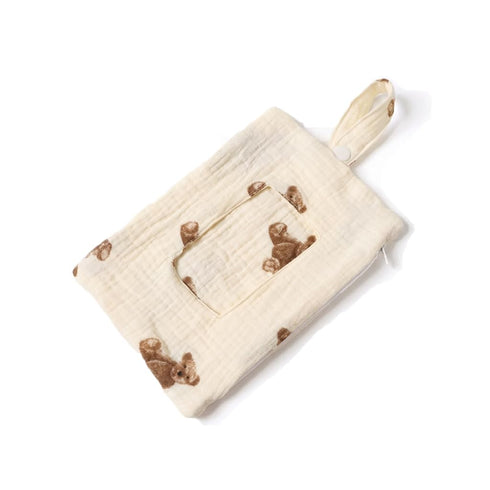 Floral Wipe Pouch Portable Baby Wipe Holder Hanging Floral Wet Wipes Bag