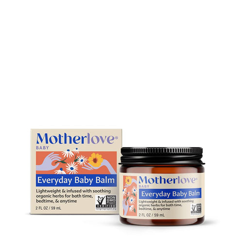 Motherlove Everyday Baby Balm, Plant-Based, All-Natural Baby Essential for Newborns, 2oz, Moisturizing Herbal Salve