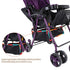 Baby Stroller Basket, Under Stroller Storage Organizer Bag, Solid Oxford Fabric for Pushchair