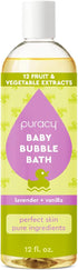 Puracy Bubble Bath for Children, Gently Scented with Real Lavender & Vanilla,