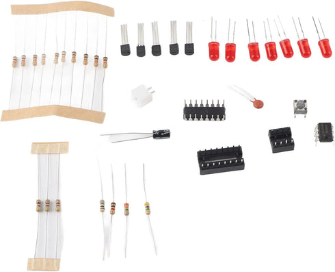 Fafeicy 4.5~5V Electronic Dice Kit, DIY LED Dice Kit for Fun Electronic Production Set