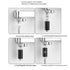 Generic G1/2 LED Shower Head with Real-Time Water Temperature Display, for Hydro Power Generation, Color Indicator