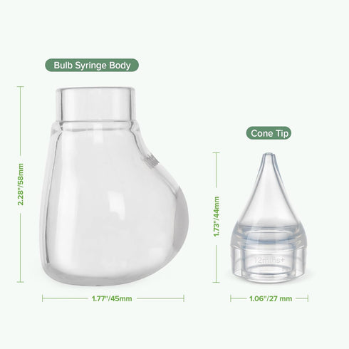 Bulb Haakaa Silicone Baby Nasal Aspirator | Nose Syringe | Easy-Squeezy Baby Nose Cleaner, Newborn Infant &Toddler