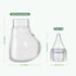 Bulb Haakaa Silicone Baby Nasal Aspirator | Nose Syringe | Easy-Squeezy Baby Nose Cleaner, Newborn Infant &Toddler