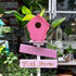 FBIRDY 12pcs DIY Unfinished Wooden Birdhouses: Wooden Bird House for Crafts and Arts Paint to Build (12pcs)