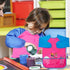 Kids Art Smocks 2 Pack, Long Sleeve Painting Smock with 3 Pockets for Ages 3-8