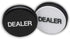 DA VINCI Large 3 Inch Double Sided Casino Grade Pro Dealer Button Puck