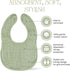 Set Comfy Cubs Muslin Baby Bibs and Muslin Burp Cloths Bundled