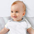 lazyrhino 8 Pack Baby Burp Cloths, Unisex for Boys and Girls, Super Absorbent and Soft Towel,Solid Color (White)