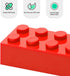 Classic Building Bricks, 100 Piece 2x4 Blocks, STEM Creative Toys Compatible with All Major Brands (Red)