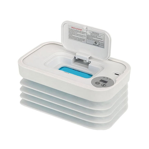 Tkidplw Portable Baby Wipe Warmer, Wipe Warmer Cordless with Adjustable 3 Heat Modes,