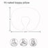 Boyoung 2 Pack Stretchy Nursing Pillow Covers Ultra Soft Slipcovers for Breastfeeding for Baby Girls Boys, Feeding