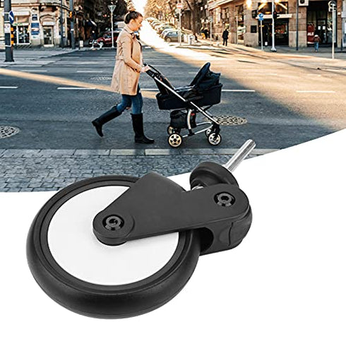 Stroller Wheels Replacement Universal, Baby Strollers Rubber Wheels Accessories for Yoya/Vovo Wheel Kids Carriage