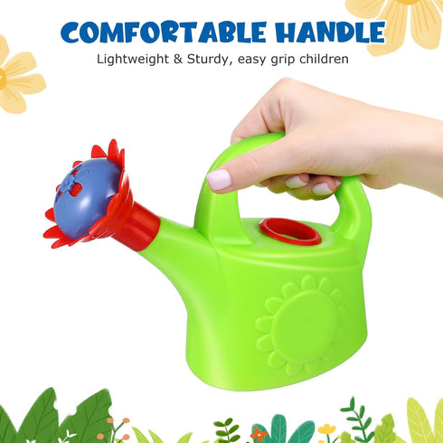 2PCS TOYANDONA Watering Can Toys, Interesting Plastic Watering Can Toys Play House Garden Watering Can Toys